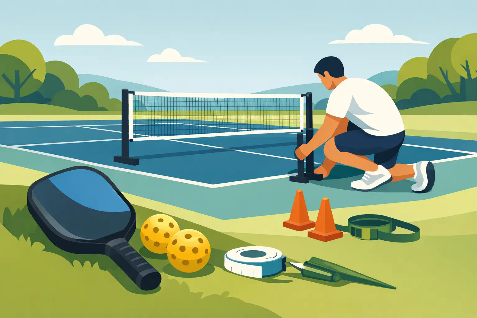 How to Set Up Pickleball Properly