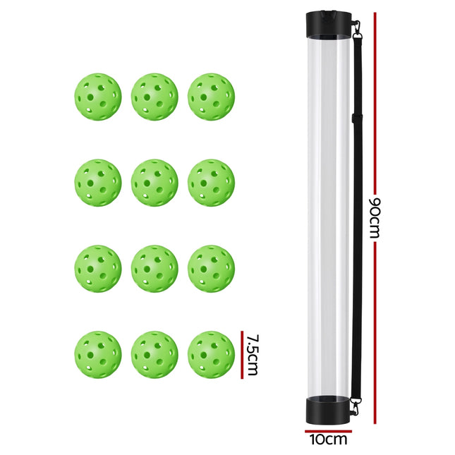 Everfit Pickleball Ball Collector – 12-Pack + Retriever