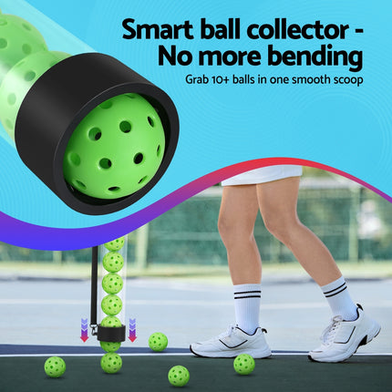 Everfit Pickleball Ball Collector – 12-Pack + Retriever