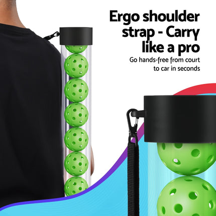Everfit Pickleball Ball Collector – 12-Pack + Retriever