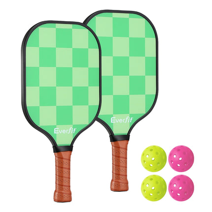 Everfit Fiberglass Paddle Set – 2 Players + Balls & Bag