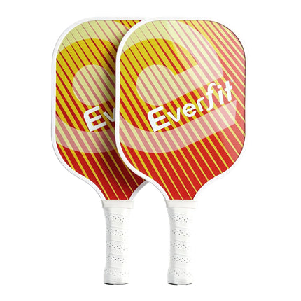 Everfit Orange Fiberglass Paddle Set – 2 Players + Bag