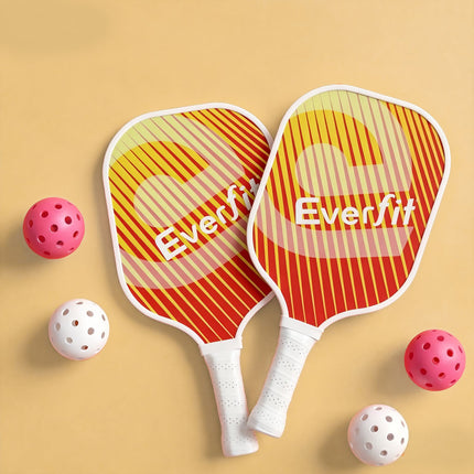 Everfit Orange Fiberglass Paddle Set – 2 Players + Bag