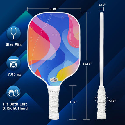 Fiberglass Paddle Set – 2 Players + 4 Balls