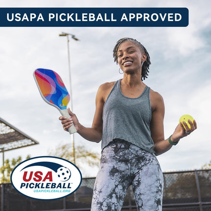 Fiberglass Paddle Set – 2 Players + 4 Balls