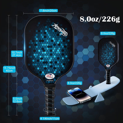 Fiberglass Paddle Set – 4 Players