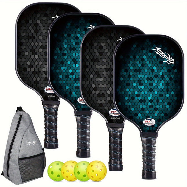 Fiberglass Paddle Set – 4 Players