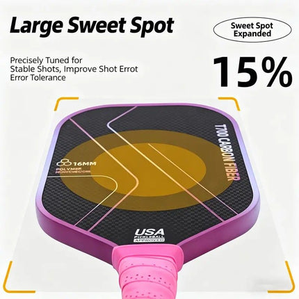 T700 Carbon Fiber Pickleball- Blue Paddle Set (2 Pack)