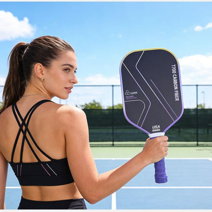 T700 Carbon Fiber Pickleball- Black Paddle Set (2 Pack)