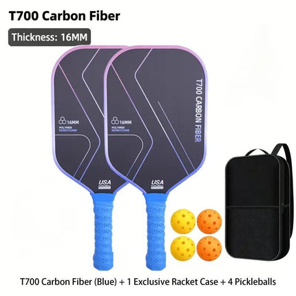 T700 Carbon Fiber Pickleball- Pink Paddle Set (2 Pack)