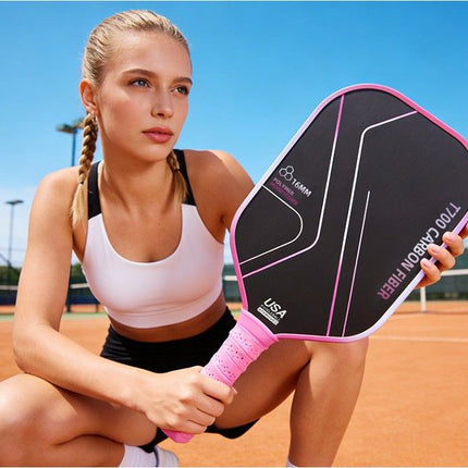 T700 Carbon Fiber Pickleball- Pink Paddle Set (2 Pack)