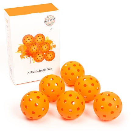Precision Aerodynamic 40 Hole Design Pickleball Ball - 6 pack | Precision Pickle Australia