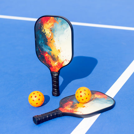 Pickleball Set with 6 Aerodynamic Balls and 2 Fiberglass Paddles | Precision Pickle Australia