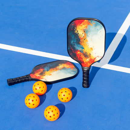 Pickleball Set with 4 Fiberglass Paddles, 6 Balls, Net, and Carry Bag | Precision Pickle Australia