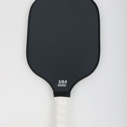 Plain Black Graphite Carbon Fiber Pickleball Paddle