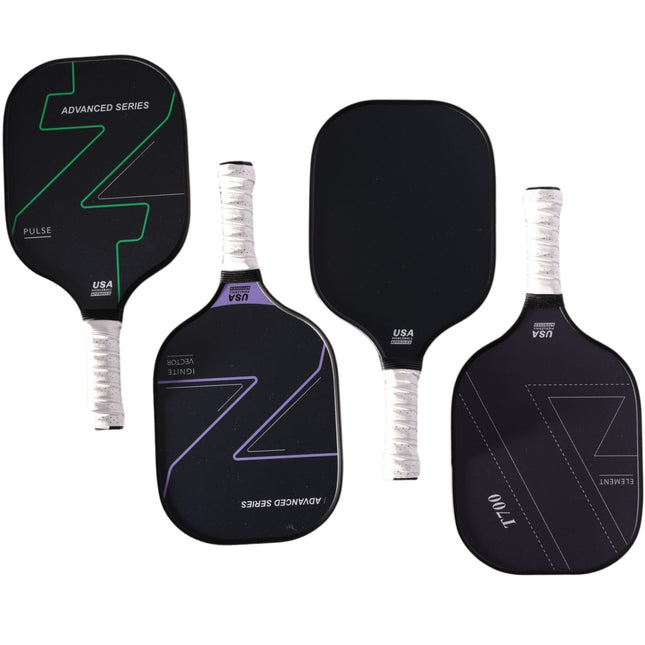 Graphite Carbon Fiber Pickleball Paddle – 4-Pack Bulk
