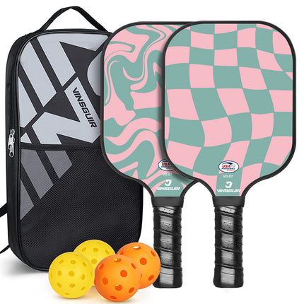 Bubble Hall Fiberglass Pickleball Paddle Set | Precision Pickle Australia