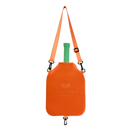 Pickleball Paddle Cover – Orange Neoprene