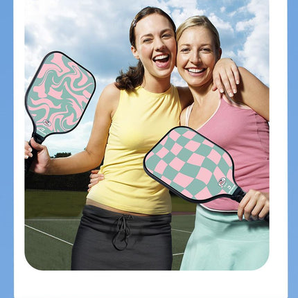 Pickleball Paddle Set – 4 Fiberglass Paddles, 8 Balls & 2 Carry Bags