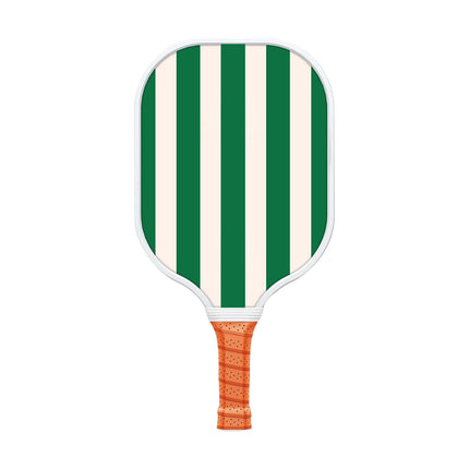 Style 4 White & Green T700 Fiberglass Pickleball Paddle | Precision Pickle Australia