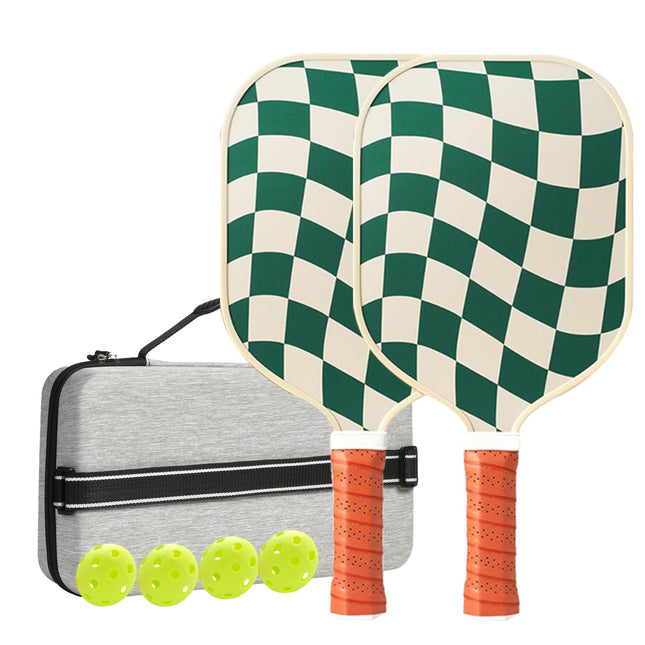 Set 1 White & Green T700 Fiberglass Pickleball Paddle | Precision Pickle Australia