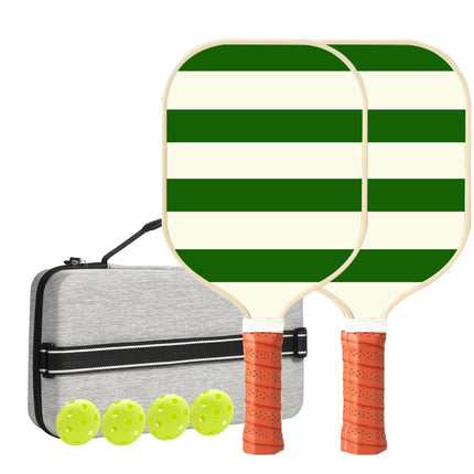 Set 2 White & Green T700 Fiberglass Pickleball Paddle | Precision Pickle Australia