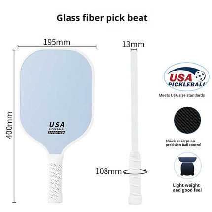 Blue Fiberglass Pickleball Paddle | Precision Pickle Australia