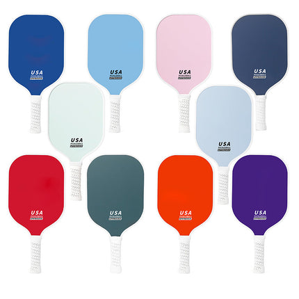 Bright Blue Fiberglass Pickleball Paddle Set - 2 Minimalist Paddles, 4 Balls, and Carry Bag | Precision Pickle Australia