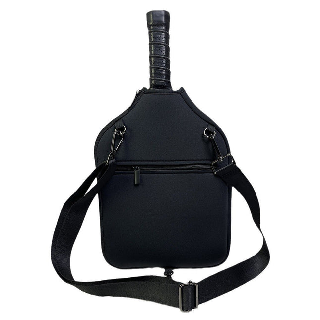 Pickleball Paddle Cover – Black Neoprene