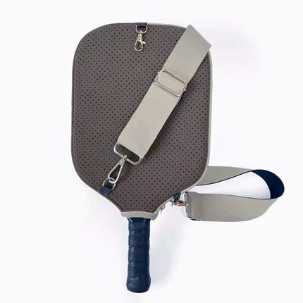 Pickleball Paddle Cover – Dark Khaki Neoprene