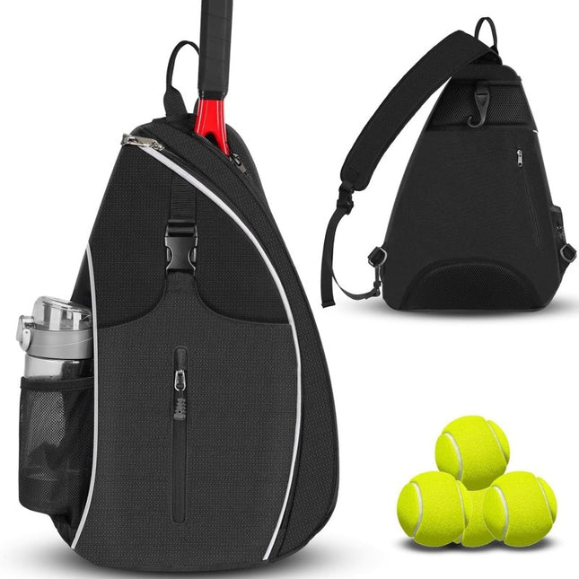 Pickleball Sling Bag – Black