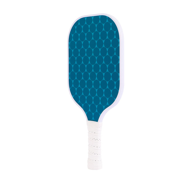 Blue Dots Fiberglass Paddle Set – 2 Players + 4 Balls