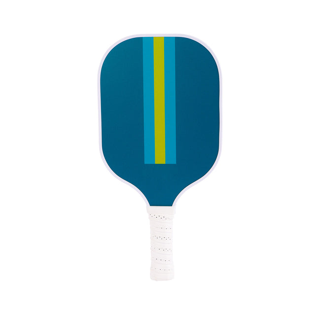 Blue Stripe Fiberglass Paddle Set – 2 Players + 4 Balls