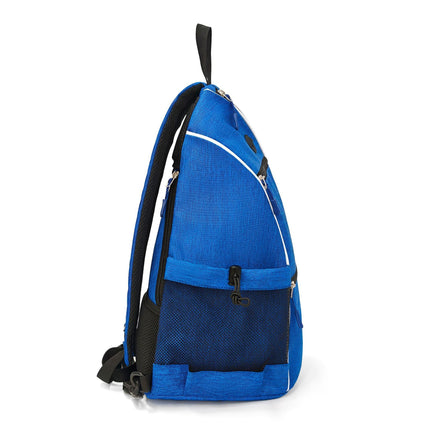 Pickleball Backpack – Blue (Dual-Carry, 600D Oxford)