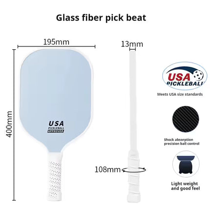 Pink Minimalist Fiberglass Paddle Set – 4 Players