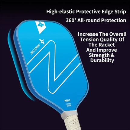 Gradient Blue Fiberglass Paddle Set – 2 Players