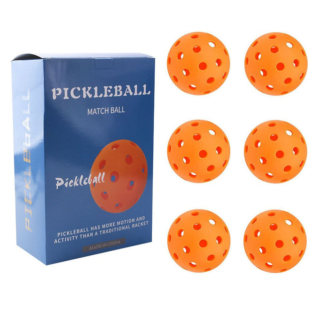 Pickleball Balls – Orange 6-Pack