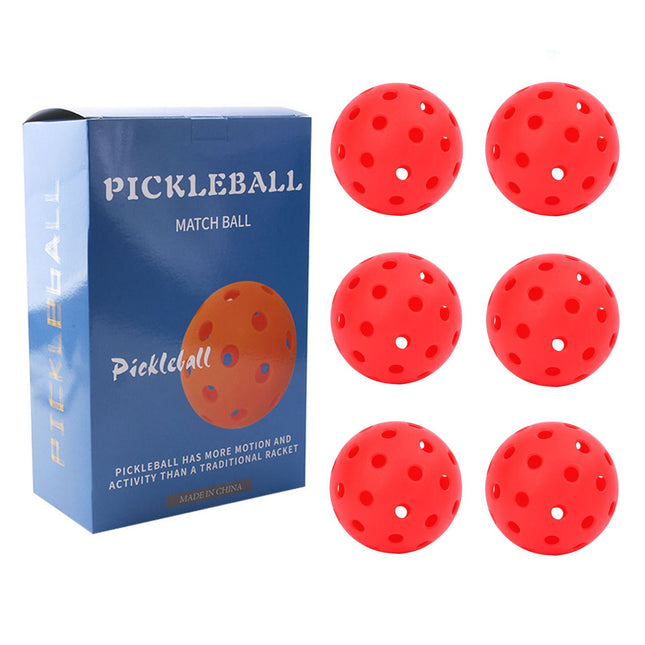 Pickleball Balls – Red 6-Pack