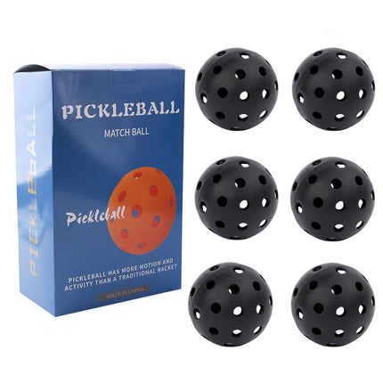 Pickleball Balls – Black 6-Pack
