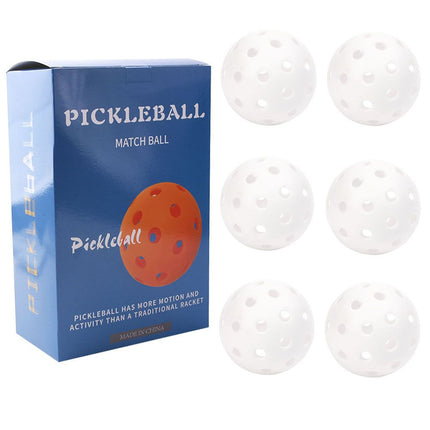 Pickleball Balls – White 6-Pack