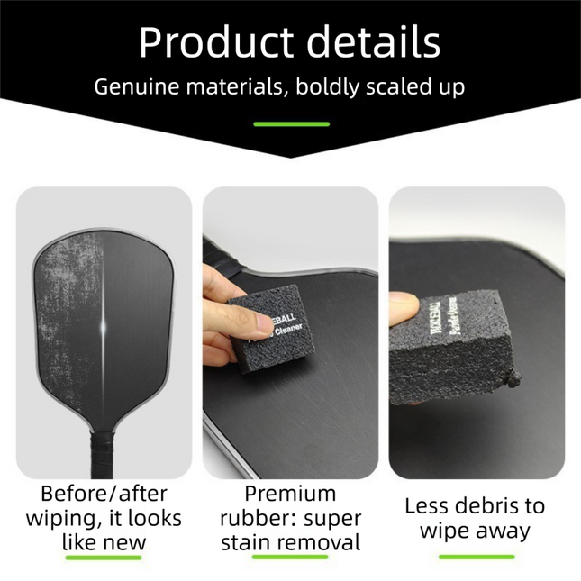 2-Pack Pickleball Paddle Cleaning Erasers with Gift Box