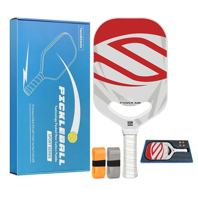 Premium T700 Carbon Fibre Pickleball Paddle – Red 16mm