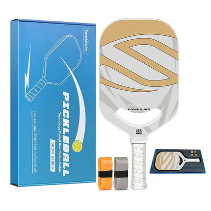 Premium T700 Carbon Fibre Pickleball Paddle – Yellow 16mm