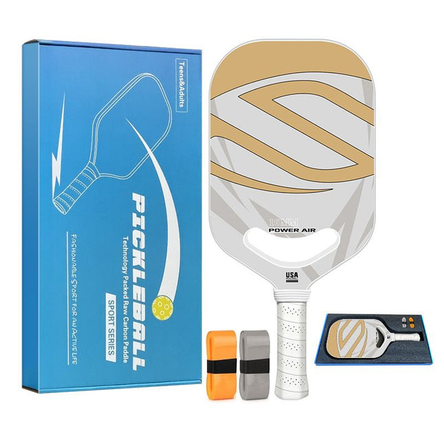 Premium T700 Carbon Fibre Pickleball Paddle – Yellow 16mm