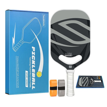 Premium T700 Carbon Fibre Pickleball Paddle – Grey 16mm
