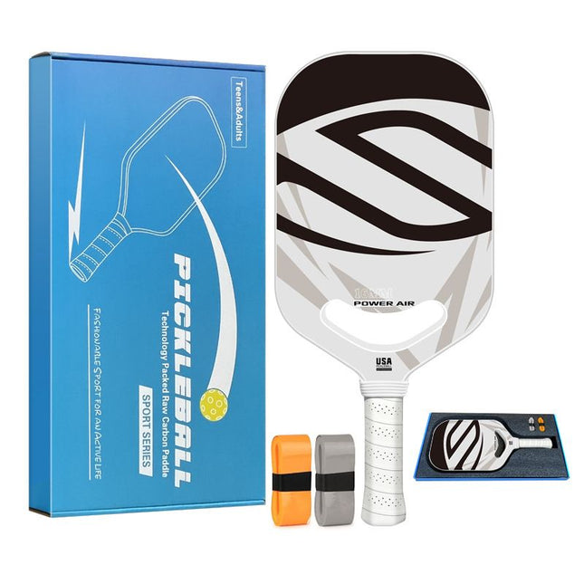 Premium T700 Carbon Fibre Pickleball Paddle – Black 16mm