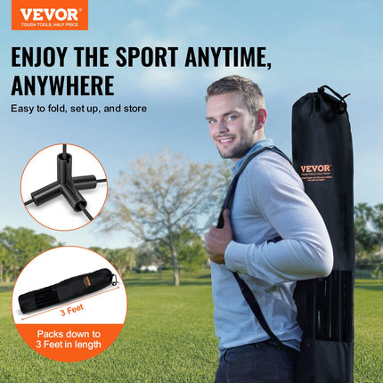 Foldable Multi-Sport Net – 17ft (Pickleball/Badminton/Tennis)